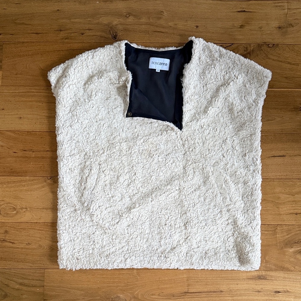 Roseanna Cozy Cream Sherpa Pullover